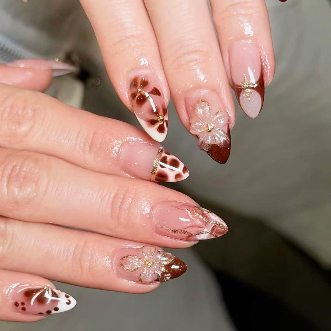 Artfully Designed Press-On Nail Set
