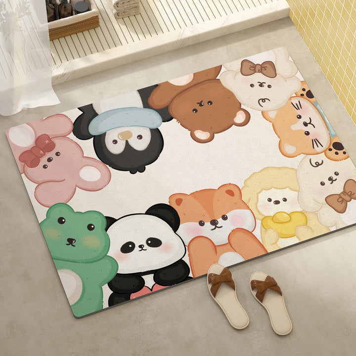 Cute Animal-Themed Bathroom Mat Stornfield