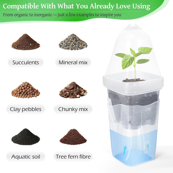 Self-Watering Seed Starting Pot Set Stornfield