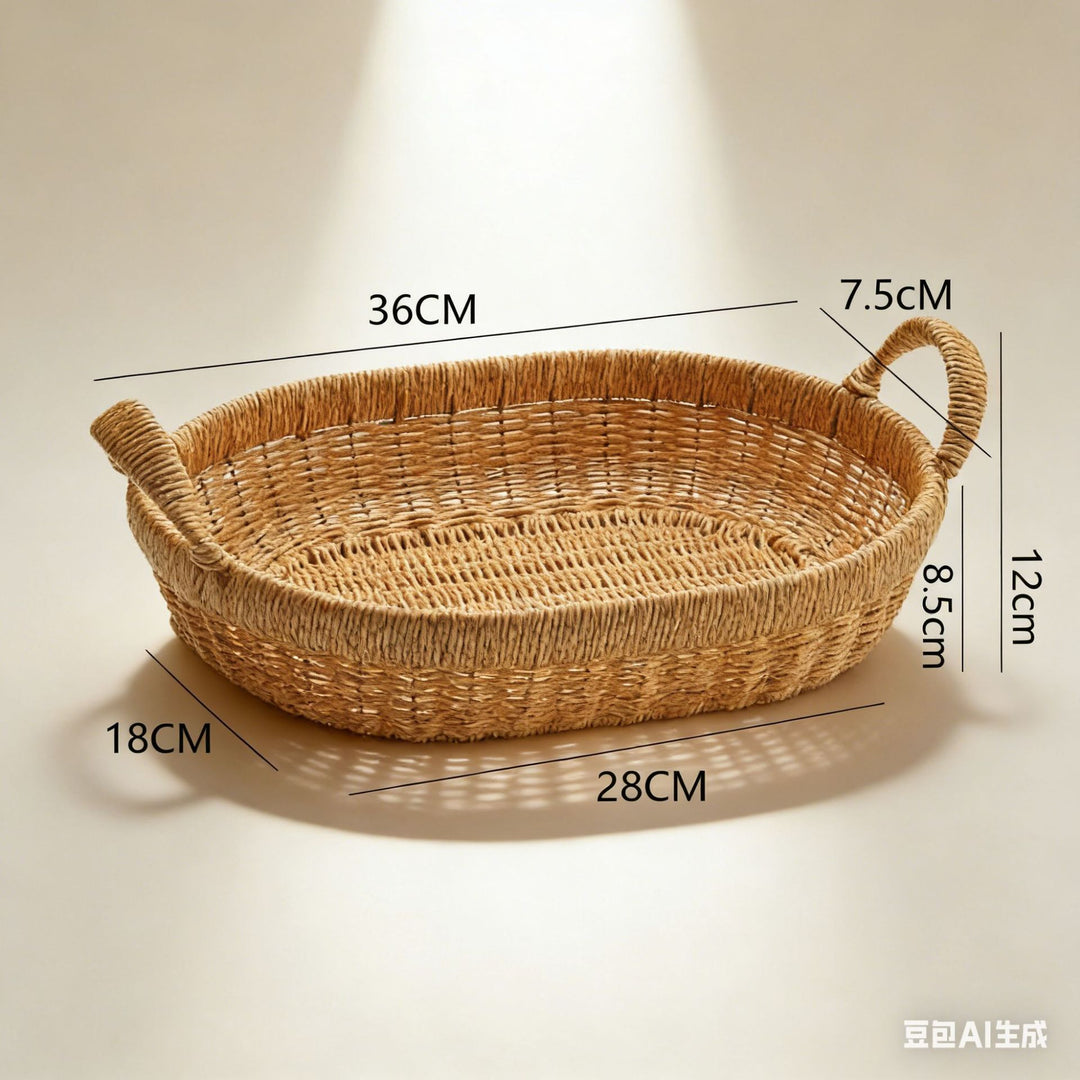 Women's decorative rattan basket Stornfield