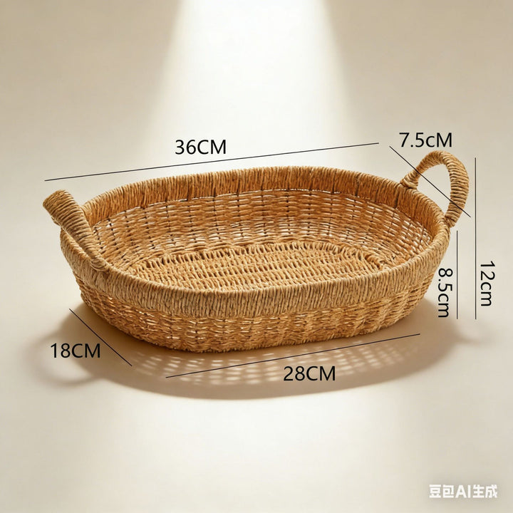 Women's decorative rattan basket Stornfield
