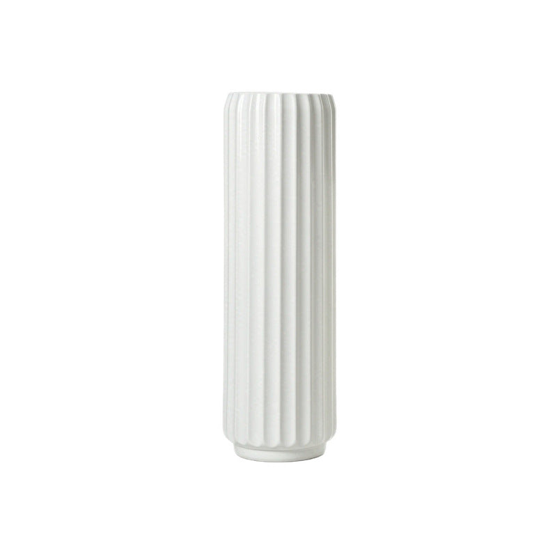 Elegant Fluted Decorative Floor Vase Stornfeild