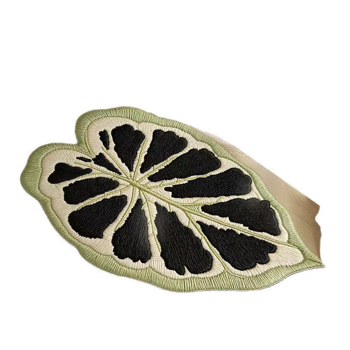 Monstera Leaf Shaped Floor Mat Stornfield