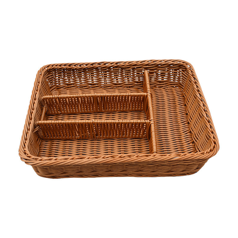 Multi-Compartment Woven Organizer Tray Stornfield