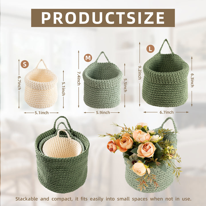 Decorative Macrame Storage Basket Stornfield