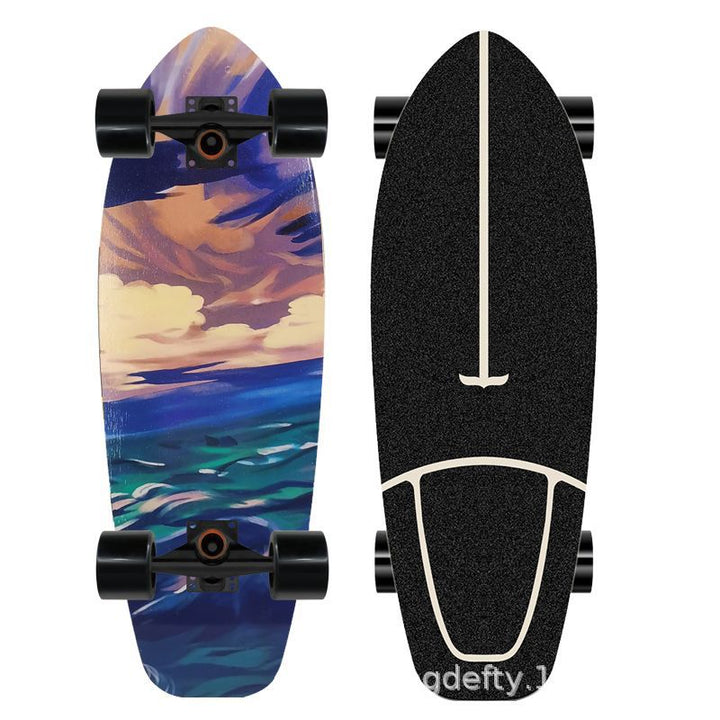 Artistic Lion Design Skateboard Stornfield