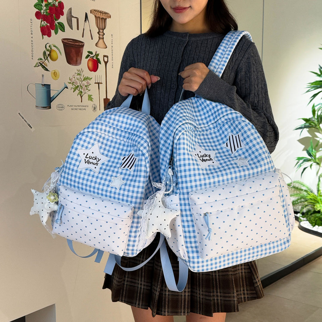 Playful Large Capacity Backpack with Multiple Pockets Stornfield