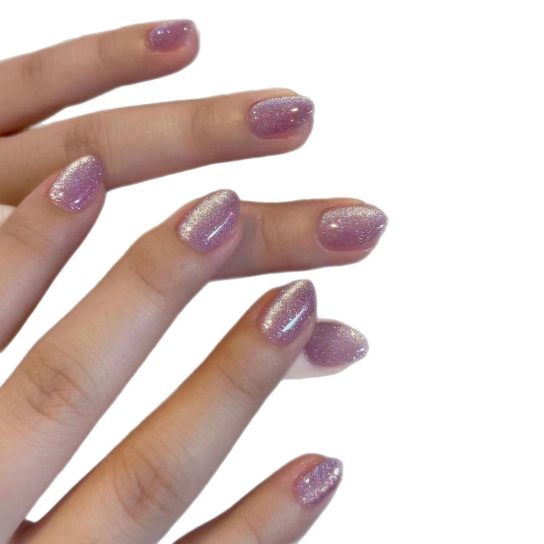 Sparkling Glossy Press-On Nail Set Stornfield