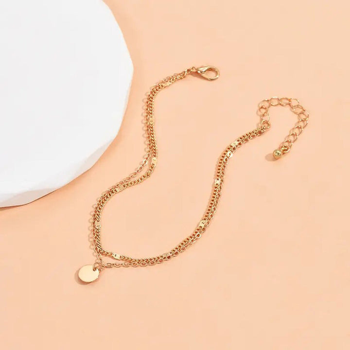 Gold Layered Charm Anklet Stornfield