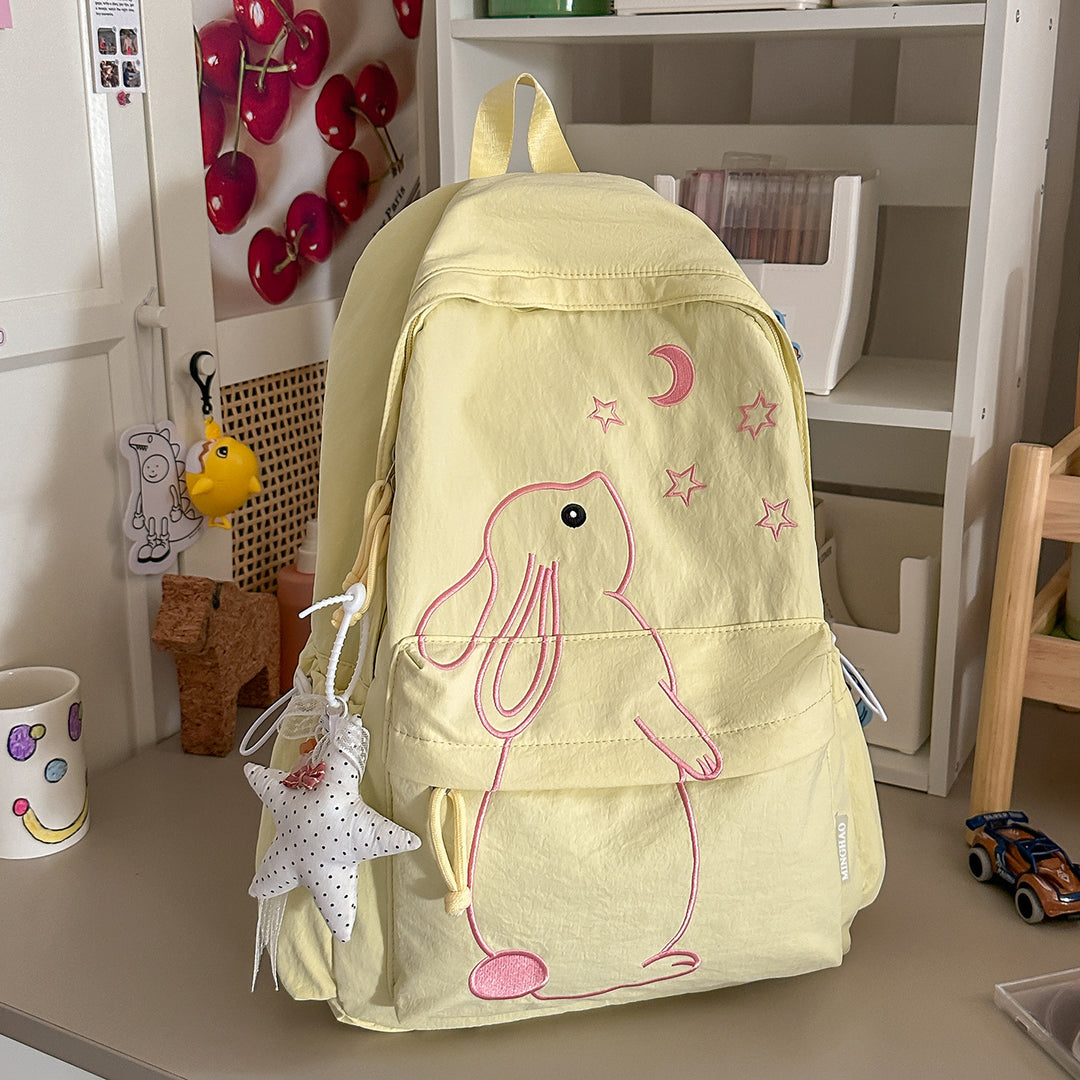 Adorable Cartoon Bunny-Designed Backpack Stornfield