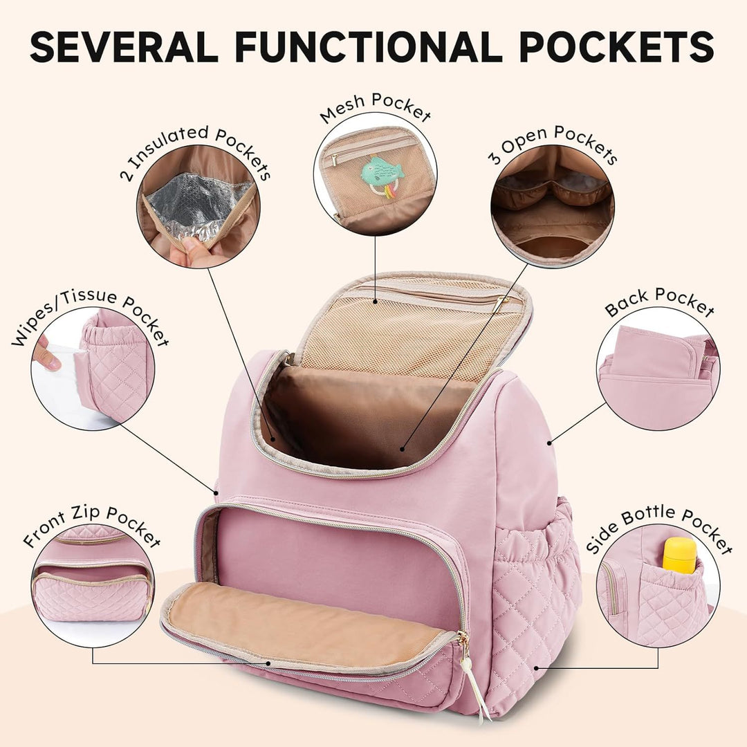 Practical backpack with integrated organizer Stornfield