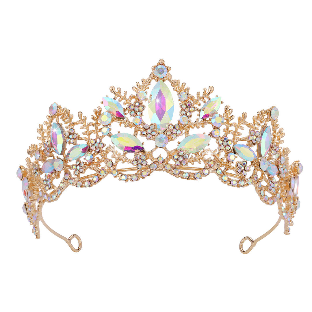 Ladies Glamorous Tiara with Sparkling Crystal Decorations Stornfield