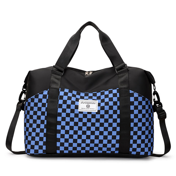 Stylish Checkerboard Duffle Bag Stornfield