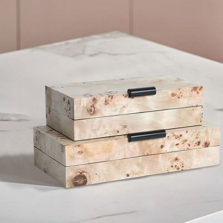 Decorative Wooden Storage Box Set