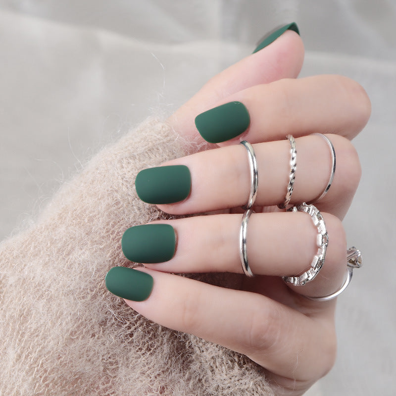 Matte Press-On Nail Set Stornfield