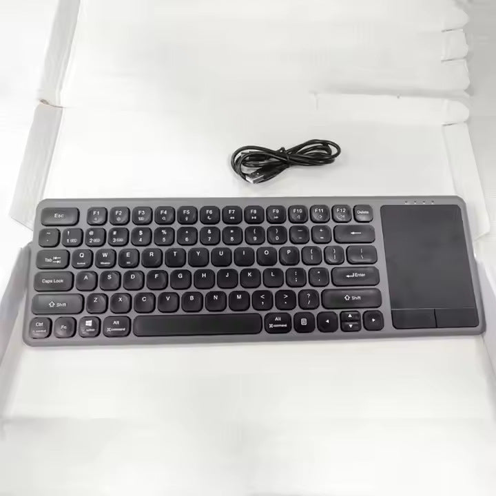 Ultrathin Bluetooth Keyboard with Integrated Touchpad Stornfield