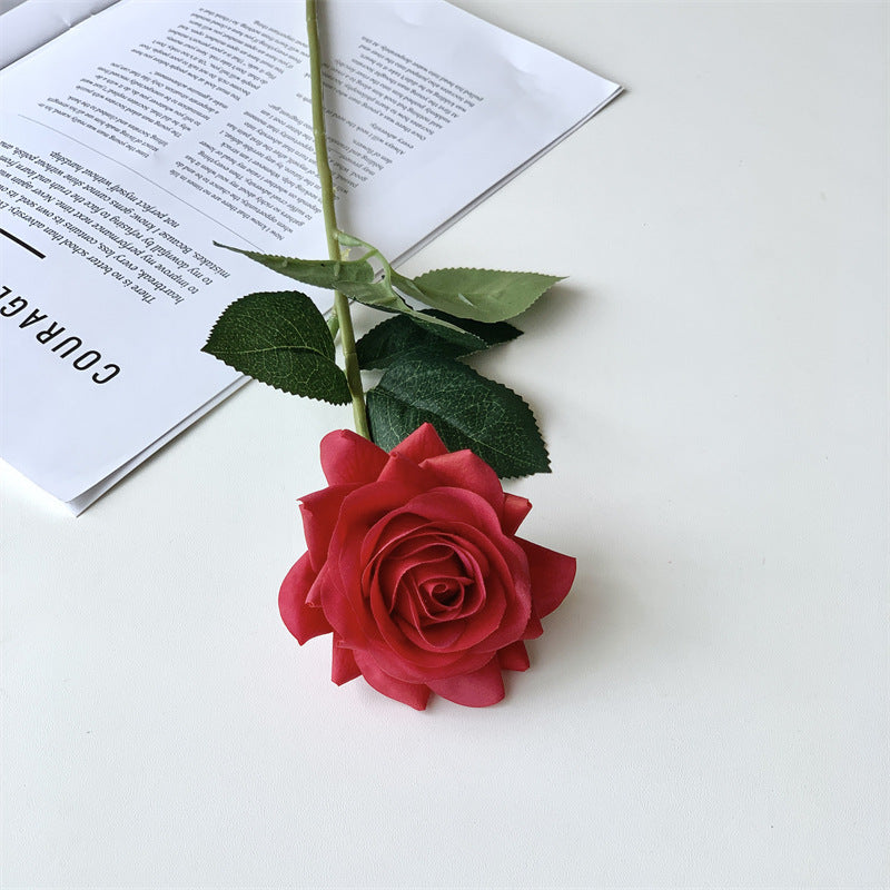 Decorative Faux Rose Stem