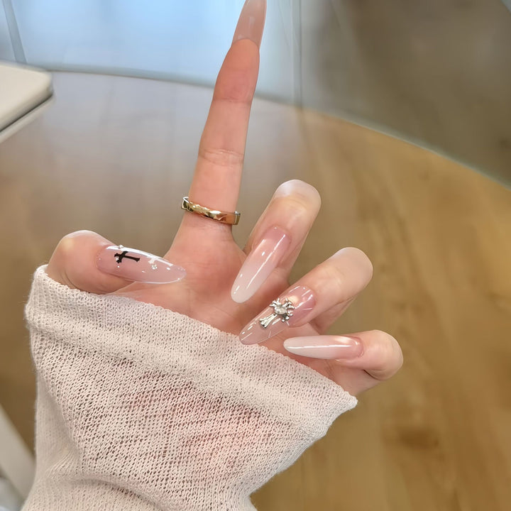 Elegant Artificial Nails with Creative Designs Stornfield