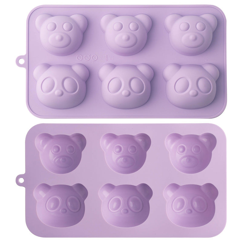 Silicone Ice Cube Mold with Cute Bear Head Design Stornfield