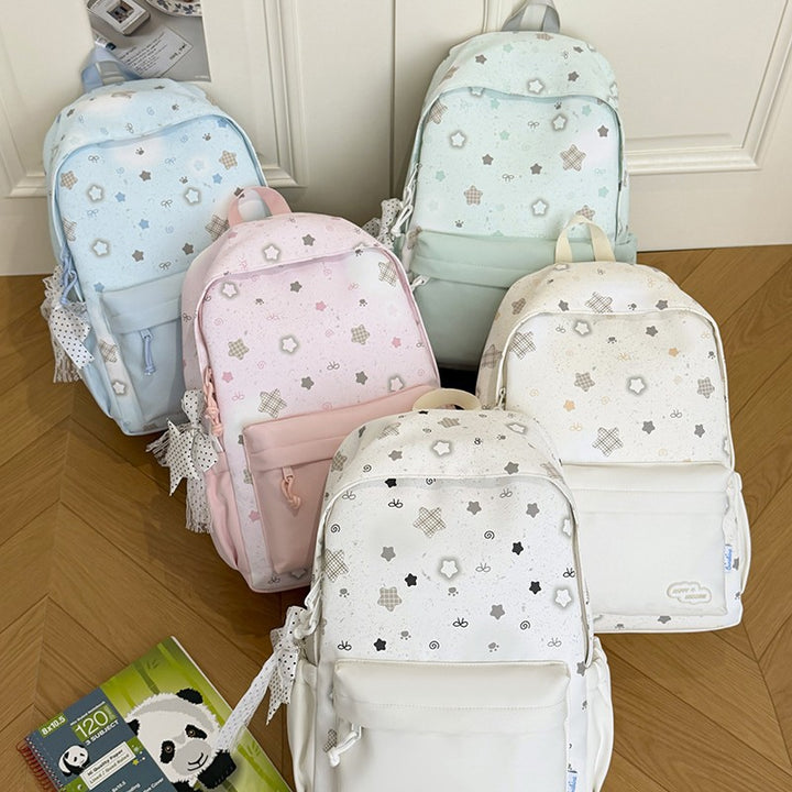 Fun Decorative Star-Patterned Backpack Stornfield