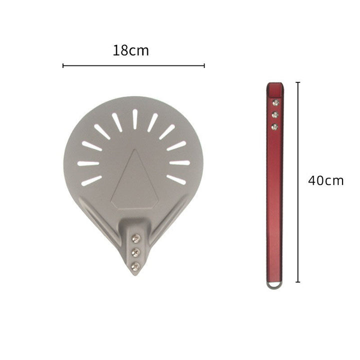 perforated aluminum pizza peel with detachable ergonomic handle Stornfield