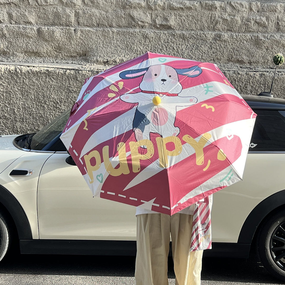Ladies practical folding umbrella with innovative drip design Stornfield