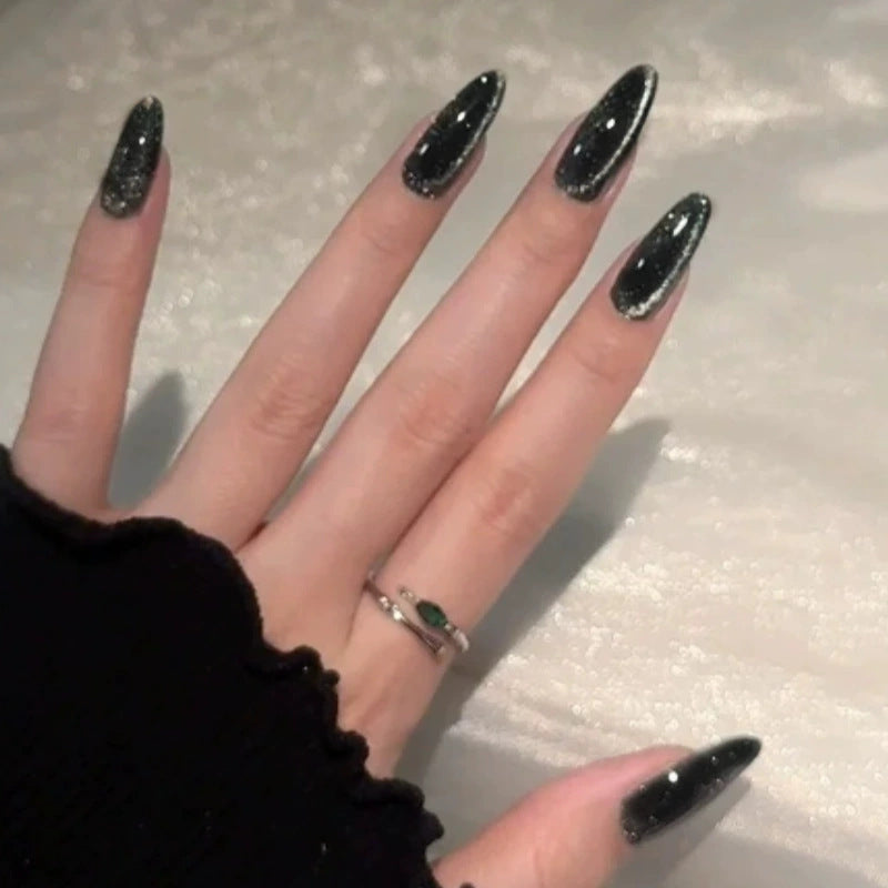 Glossy Stiletto Press-On Nail Enhancements Stornfield