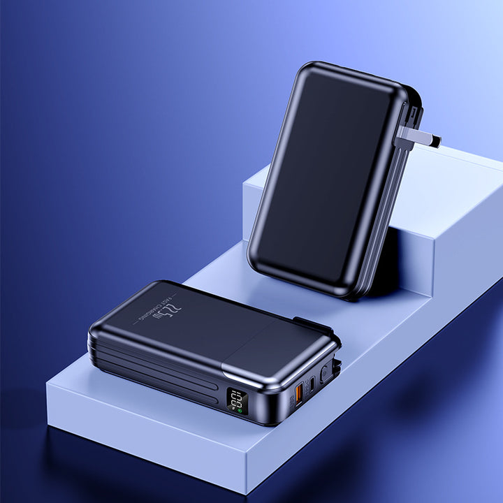 Portable fast charger with integrated socket Stornfield