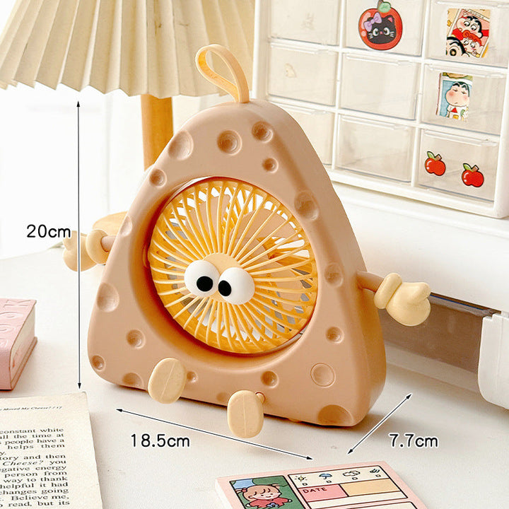 Ladies Portable Mini Table Fan with Cute Character Design Stornfield