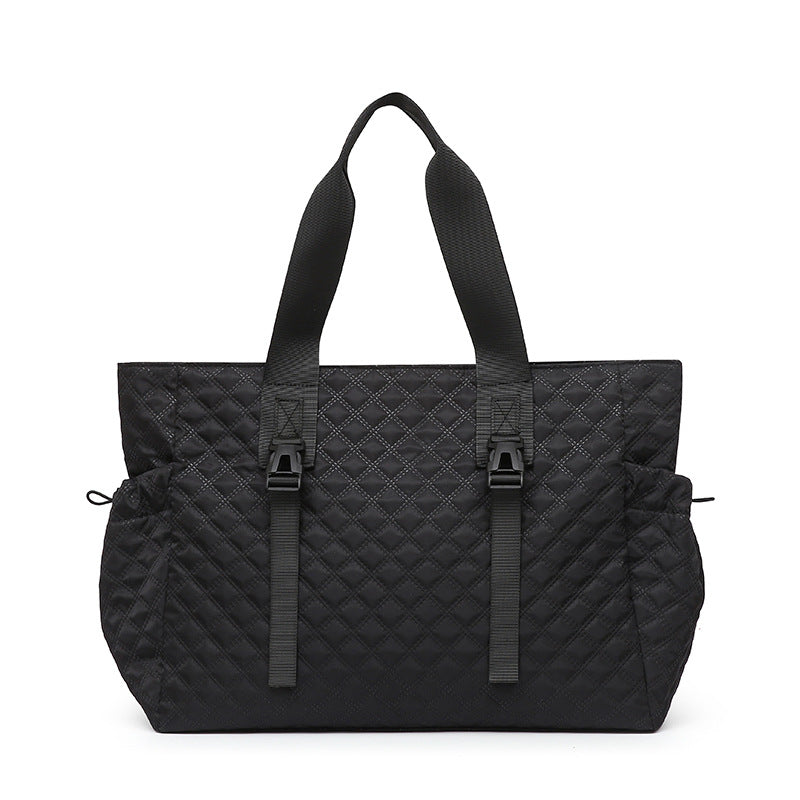 Quilted Multi-Compartment Tote Bag Stornfield