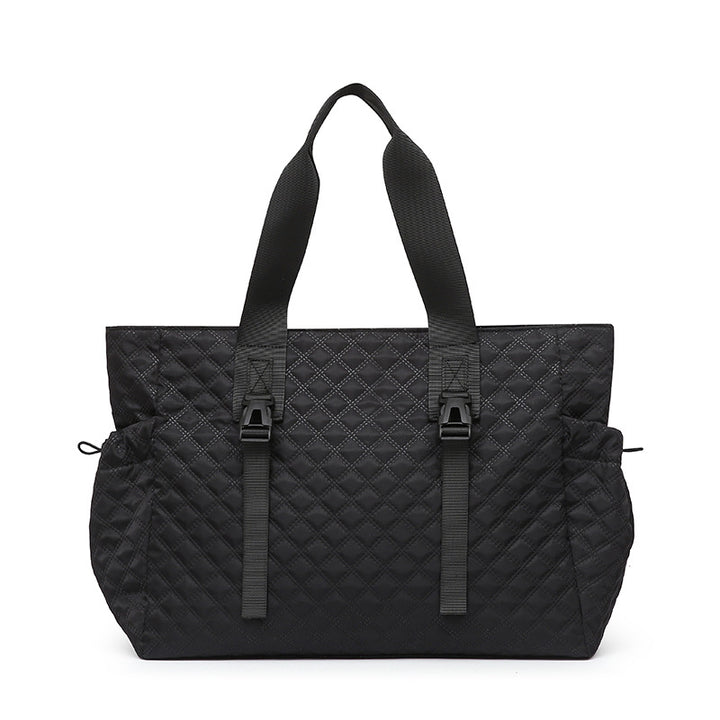 Quilted Multi-Compartment Tote Bag Stornfield