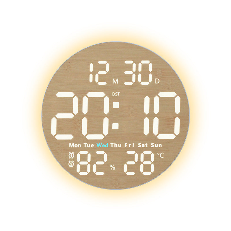 Innovative wooden digital alarm clock Stornfield