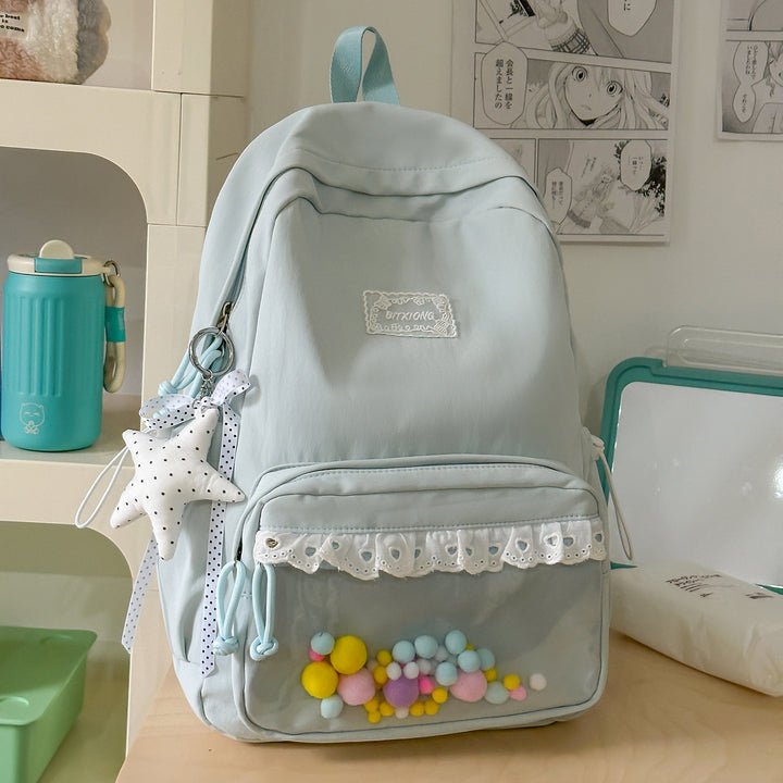 Stylish Ruffled Backpack Stornfield
