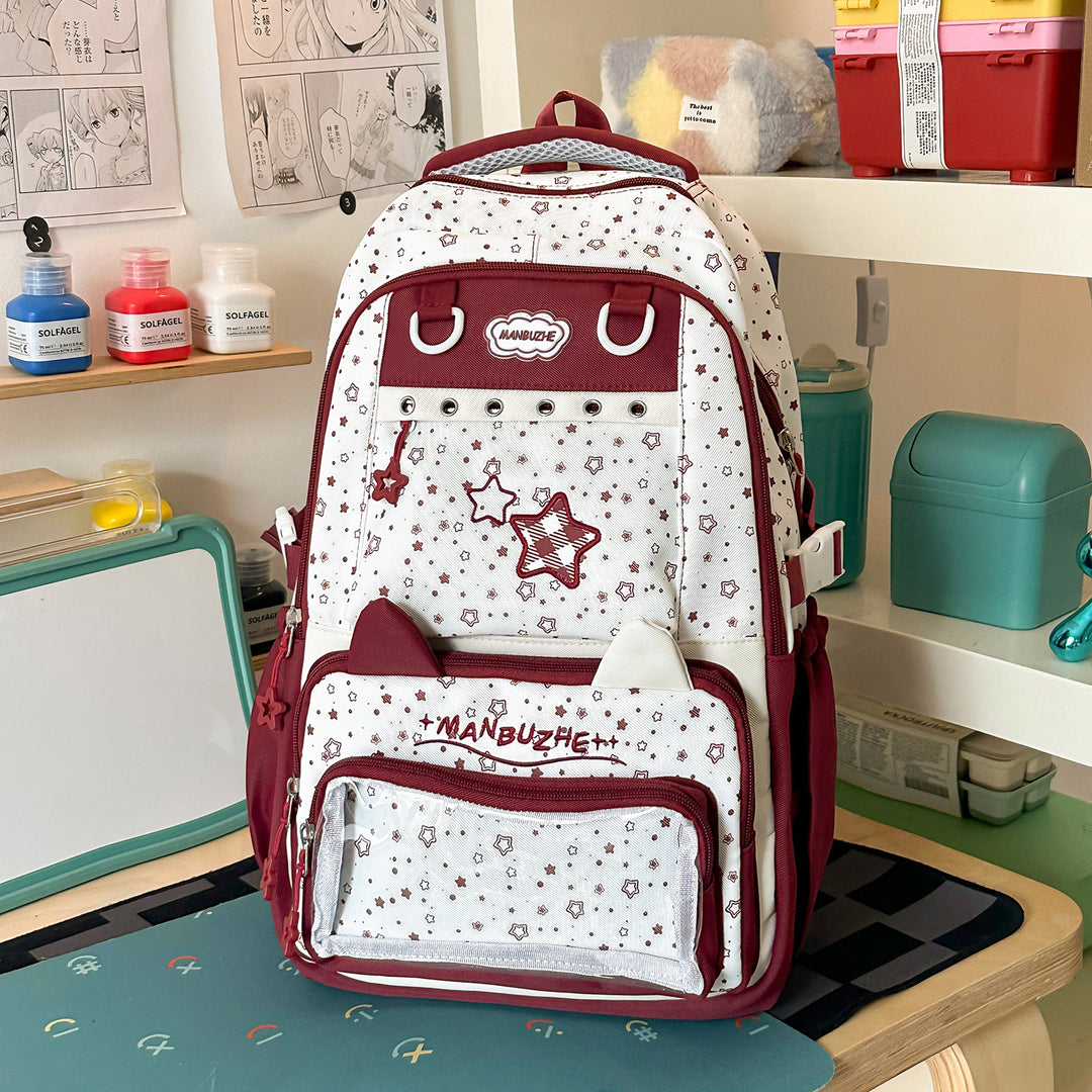 Fun-Themed Plush Backpack Stornfield