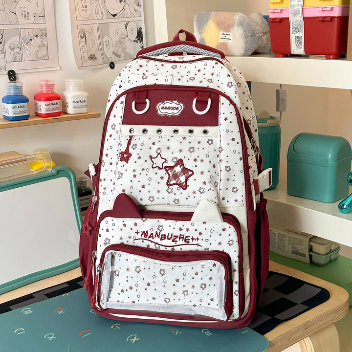 Fun-Themed Plush Backpack Stornfield