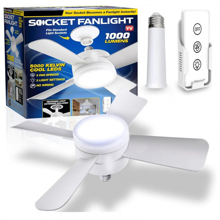 Adjustable LED Fan Light with Remote. | Stornfield