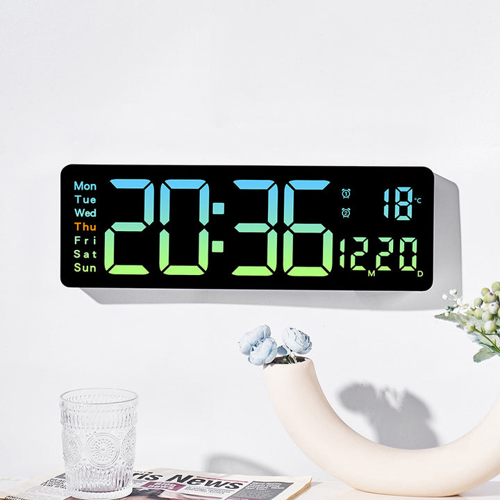 Funk alarm clock with large LED display and temperature display Stornfield