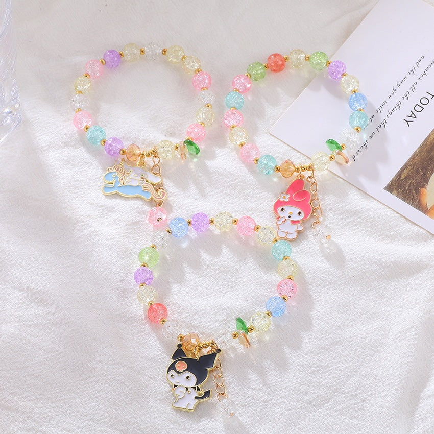 Playful bracelet with colorful glass beads Stornfield