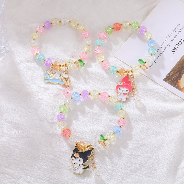 Playful bracelet with colorful glass beads Stornfield