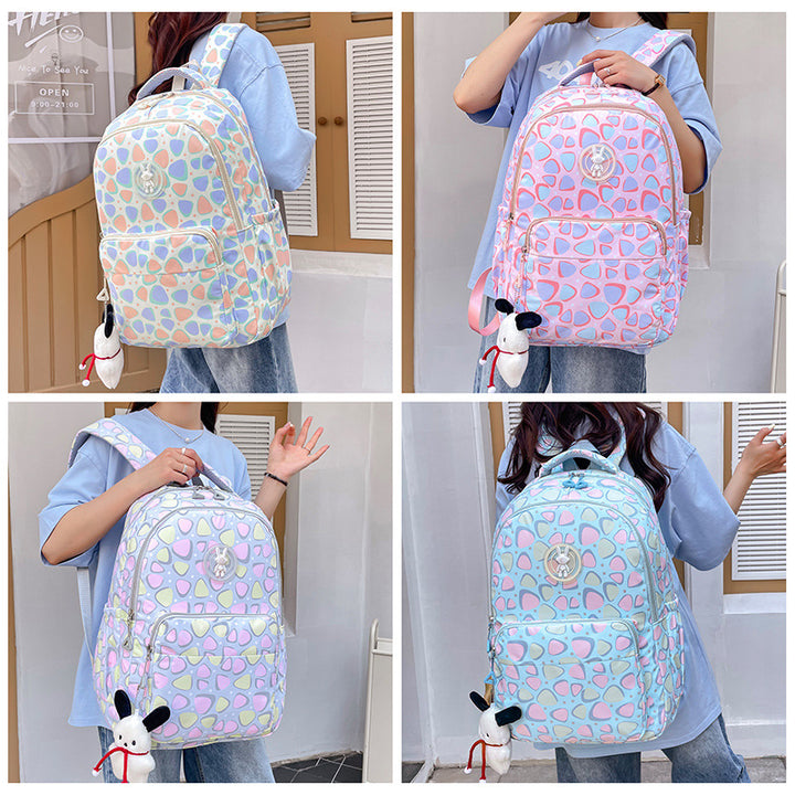 Cheerful school backpack with unique patterns and practical compartments Stornfield