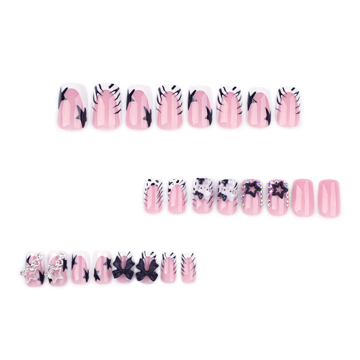 Artful nail extensions with trendy 3D applications Stornfield