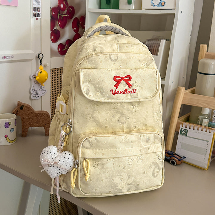 Playful Illustrated Graphic Backpack Stornfield