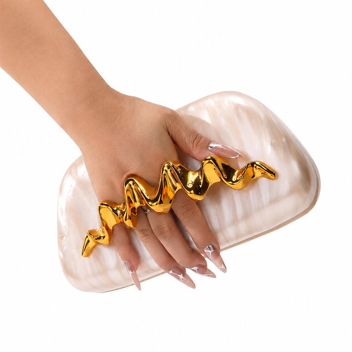 Sculptural Acrylic Clutch