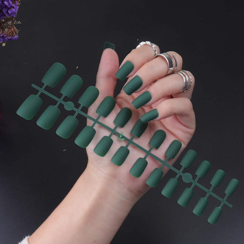 Matte Finish Long Stiletto Press-On Nails Stornfield