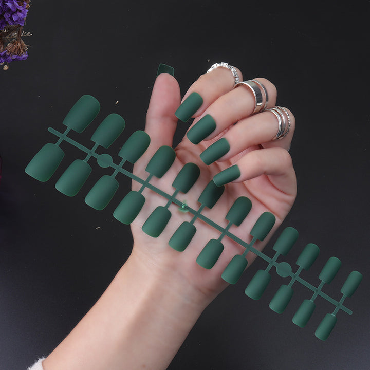 Matte Finish Press-On Nail Set Stornfield