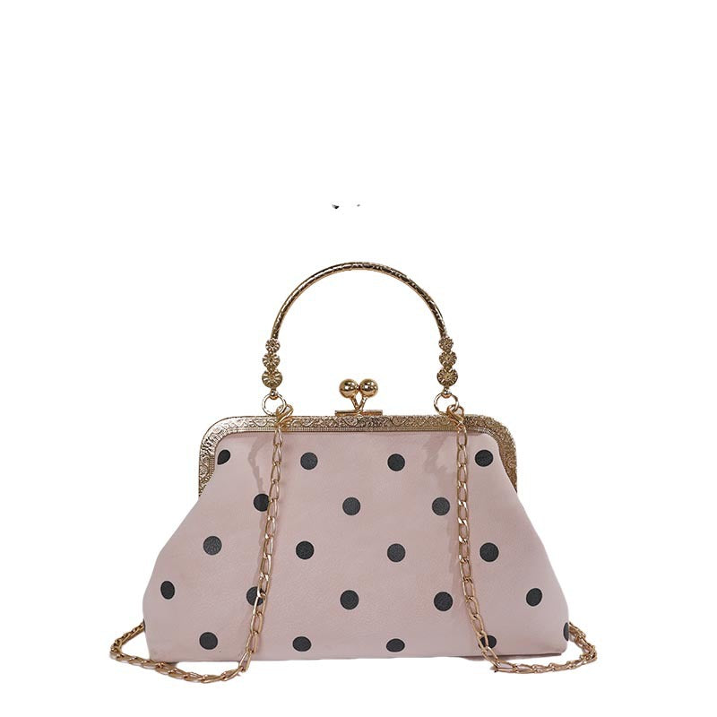 WoVintage Elegant Polka Dot Evening Clutch Stornfield