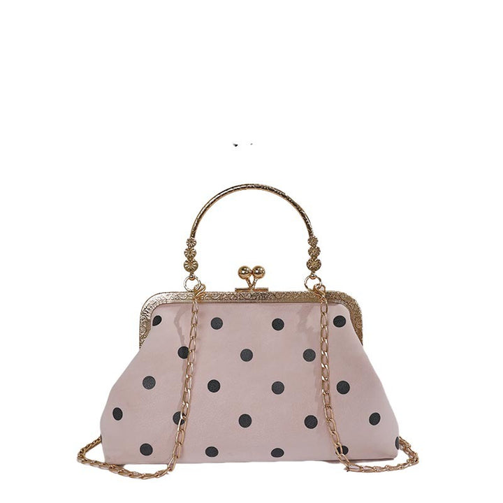 WoVintage Elegant Polka Dot Evening Clutch Stornfield