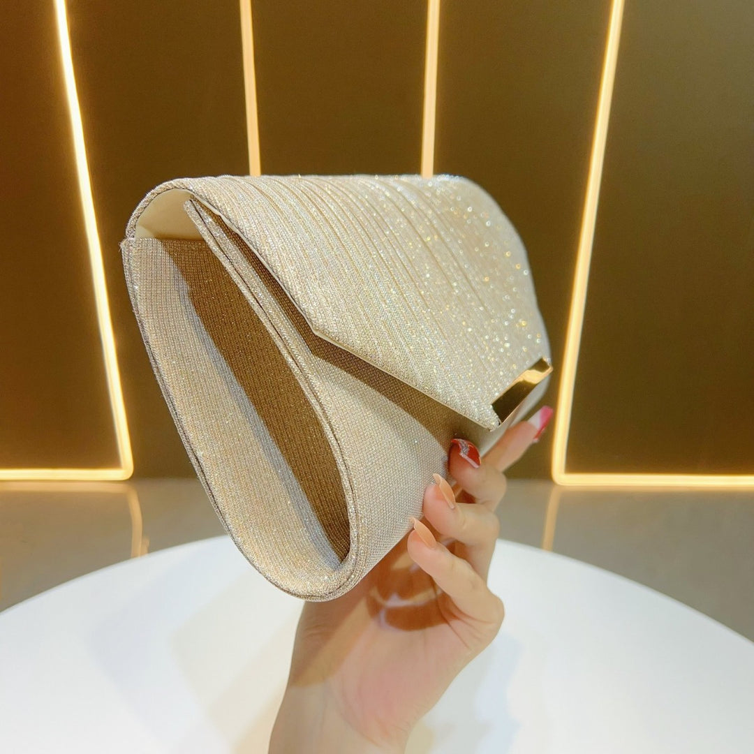 Elegant Pleated Clutch