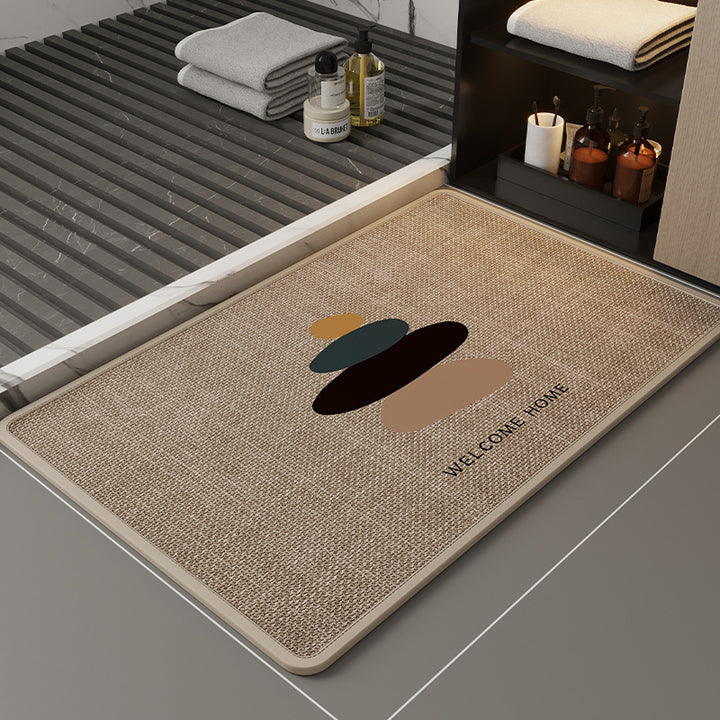 Cute Bunny-Themed Bath Mat