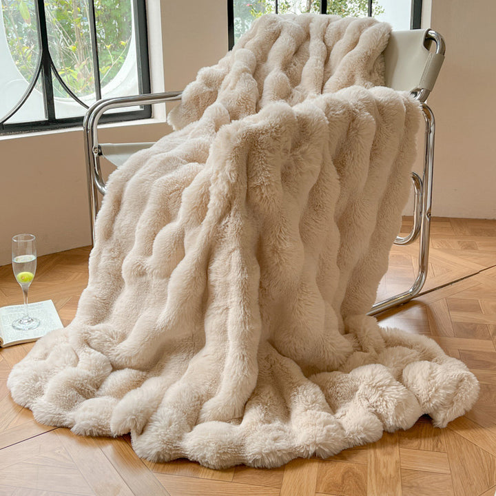 Luxurious Textured Soft Throw Blanket Stornfield